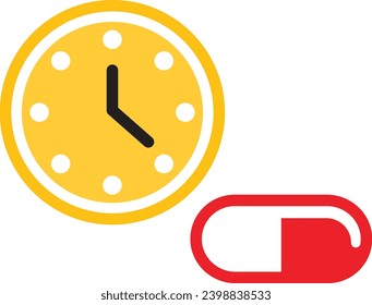 Patient Medication Timing Schedule Icon