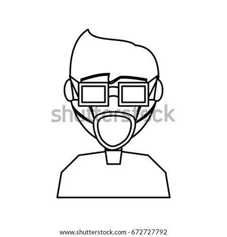 Patient with mouht cover