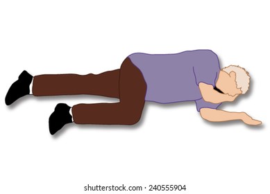 First aid recovery position Images, Stock Photos & Vectors | Shutterstock