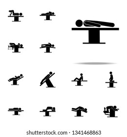 Patient, Position Icon. Surgical Icons Universal Set For Web And Mobile