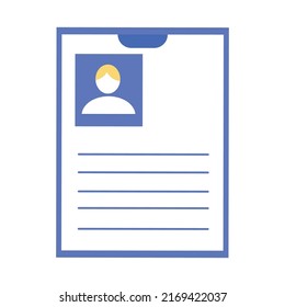 Patient registration form semi flat color vector object. Medical examination. Patient interview. Full sized item on white. Simple cartoon style illustration for web graphic design and animation