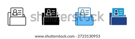 Patient Registration Multiple Style Icon Design Vector - Patient registration desk representing medical intake, hospital administration, and healthcare services