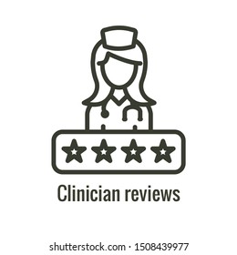 Patient Satisfaction Icon W Patient Experience Imagery And Rating Idea
