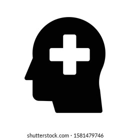 patient vector glyph flat icon 