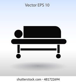 Patient vector illustration
