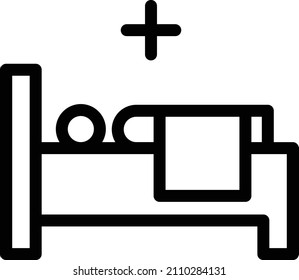 ilustración del vector paciente en un fondo transparente. Símbolos de calidad premium. Icono vectorial de trazo para el concepto y diseño gráfico.
