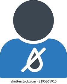ilustración del vector paciente en un fondo transparente.Símbolos de calidad premium.Icono vector glifos para concepto y diseño gráfico.