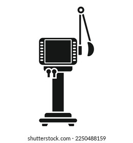 Patient ventilator machine icon simple vector. Medical equipment. Intensive care