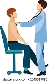 Patients vector illustration flat design