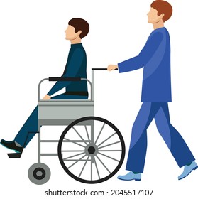 Patients vector illustration flat design