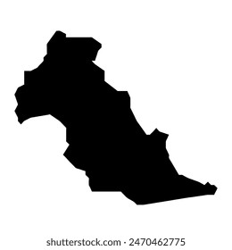 Patillas map, administrative division of Puerto Rico. Vector illustration.