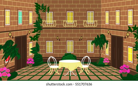 patio background