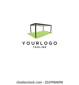 Patio Cover logo design vector template