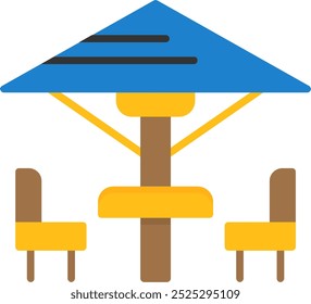 Patio furniture Vector Icon Design Symbol