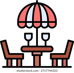 Patio Nuevo Vector de diseño de iconos creativos