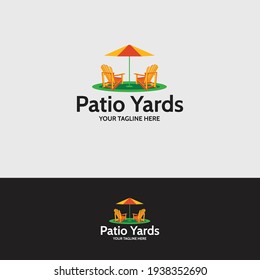 Patio Yards logo vector design template