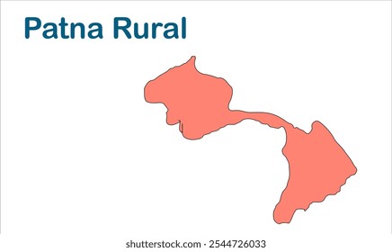 Patna Rural subdivision map, patna District, Bihar State, Republic of India, Government of Bihar, Indian territory, Eastern India, politics, village, tourism