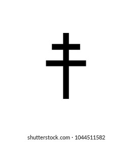 patriarchal cross icon. Elements of cross icon. Premium quality graphic design. Signs and symbol collection icon for websites, web design, mobile app, info graphics on white background