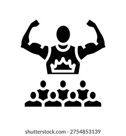 patriarchy glyph icon vector. patriarchy sign. isolated symbol illustration