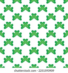 Patrick clover. Patrick icon. Vector seamless pattern. Traditional design. Nature concept. Concept graphic design element.