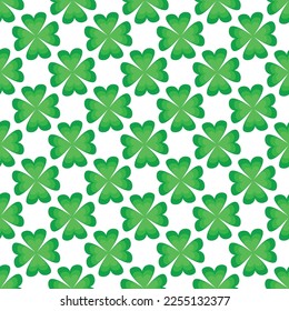 Patrick clover. Patrick icon. Vector seamless pattern. Traditional design. Nature concept. Concept graphic design element.