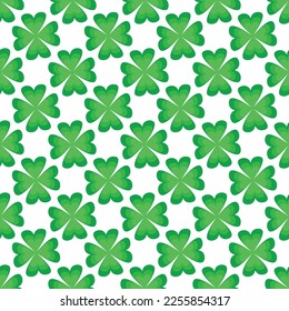Patrick clover. Patrick icon. Vector seamless pattern. Traditional design. Nature concept. Concept graphic design element.