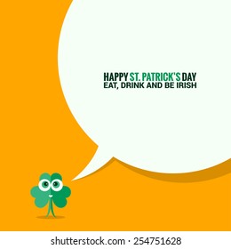 Patrick day social media background