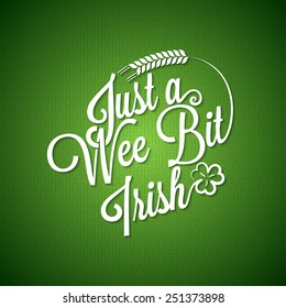 Patrick day vintage irish background