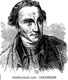 Patrick Henry, vintage engraved illustration