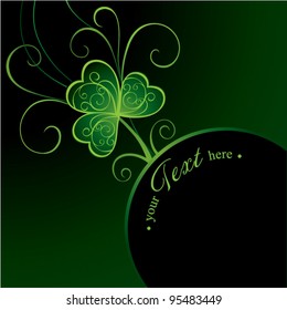 Patrick ornate background