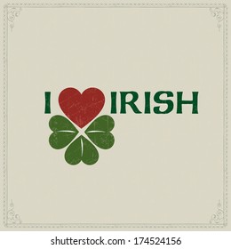 Happy St. Patrick's Day Vektor Poster