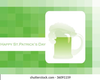 patrick's day abstract background