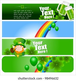Patrick's Day Ad Banners