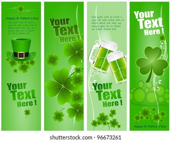 Patrick's Day Banner Vectors