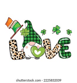 Patrick's day beautiful typography vector illustration