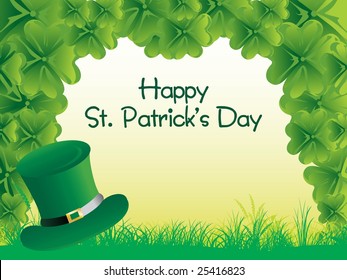 patrick's day with green background, 17th march occasion
