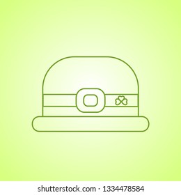 Patricks Day hat icon