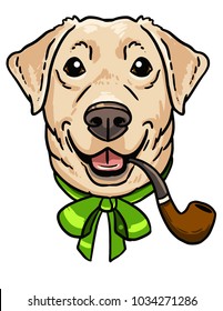 Patrick's Day labrador