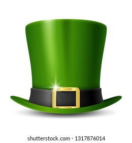 Patrick's Day leprechaun's green hat 