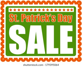 Patricks Day Sale Sticker