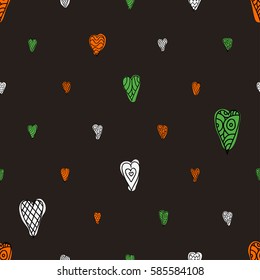 Patrick's Day seamless pattern. Vector