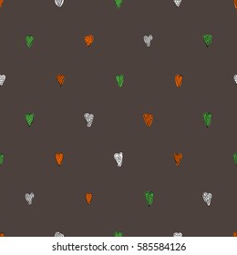 Patrick's Day seamless pattern. Vector
