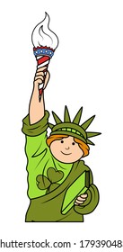 Patrick's Day - Statue of Liberty Vector