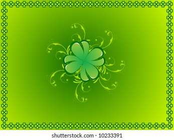 patricks day vector illustration abstract background