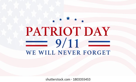 Patriot Day 9/11 Background Illustration 