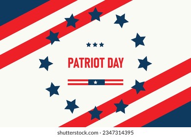 Patriot Day background. American Civic. Vector illustration.