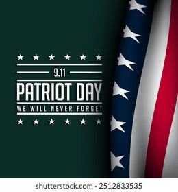 Patriot Day Background Design. Vector Illustration.