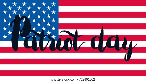 Patriot Day Banner. 11th September. We will never forget. Twins Tower. Vector