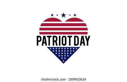 Patriot day banner, poster, card, background design.