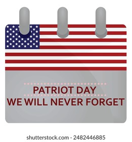 Patriot day card. vector illustration